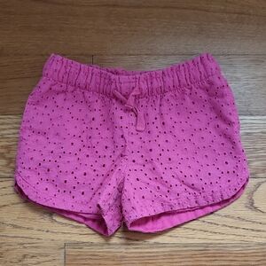 Little Girls Lace Shorts